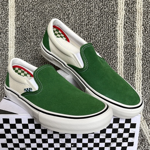 Vans Skate Slip-On Juniper/White MENS - Picture 5 of 16